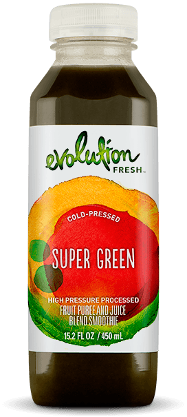 Best green juices for kids: Evolution Fresh's Super Green. Yummy citrus flavor.