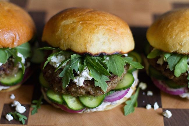 Globally Inspired Burger Recipes | Mediterranean Lamb Burger at Salt and Wind