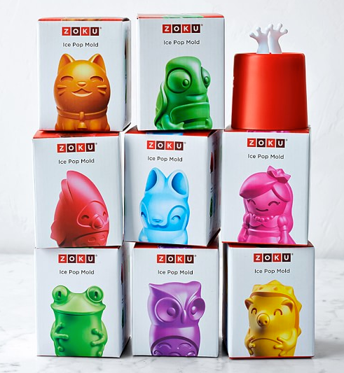 Awesome popsicle molds: Zoku individual character popsicle molds now available 