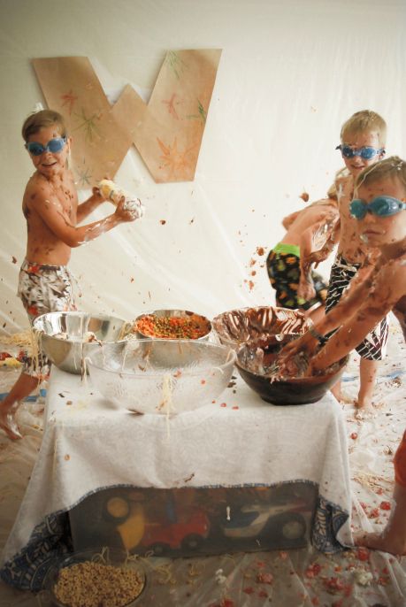 Messy Projects for kids: Food Fight from Mothers and Others