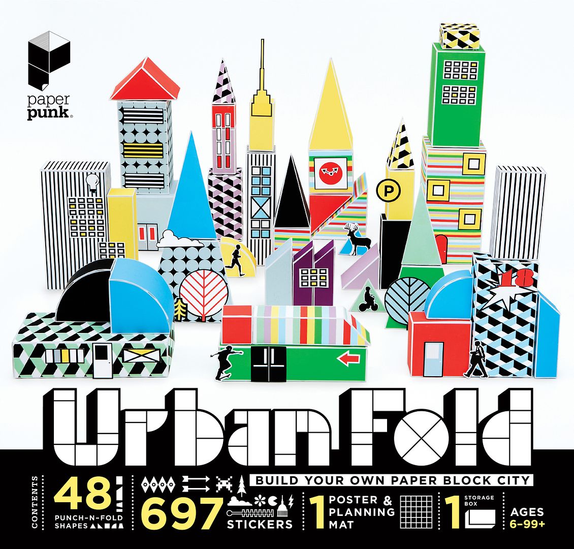 Paper Punk Urban Fold paper block city for kids