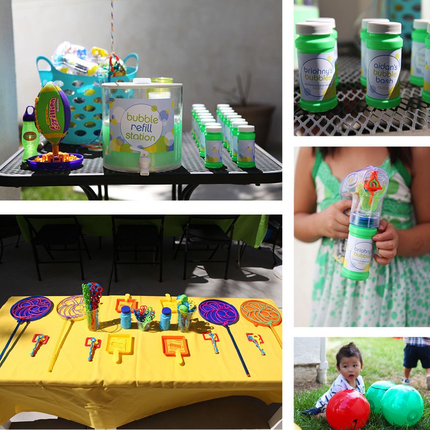 Summer party themes for kids: Bubble birthday party from My Creative Vision Design and Photography