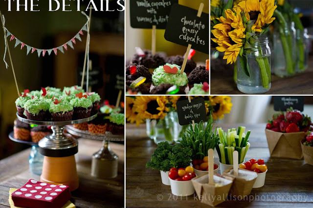 Summer birthday party themes for kids: Garden party ideas by Kelly Allison Photography
