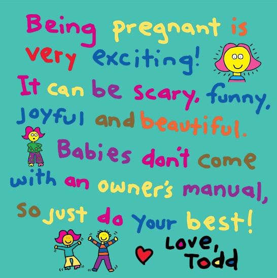 We're Pregnant ebook by Todd Parr: Just do your best.