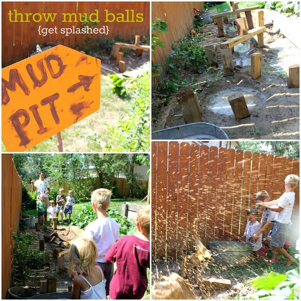 Summer birthday party themes for kids: Host a mud party if you dare! Lots of ideas from Meg and Andy