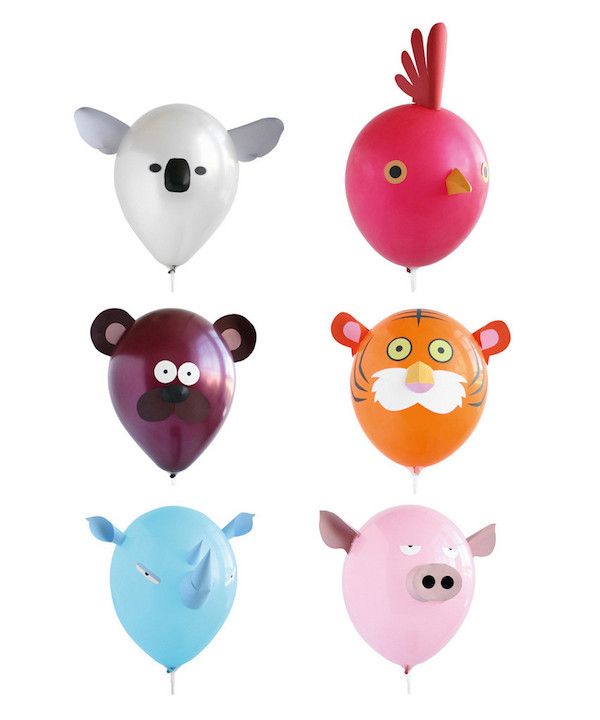 playful balloon animals at Oh Happy Day party store