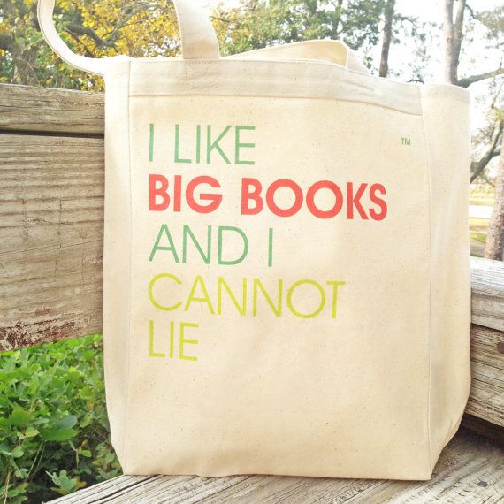 I Like Big Books tote on Etsy | one of our favorites!