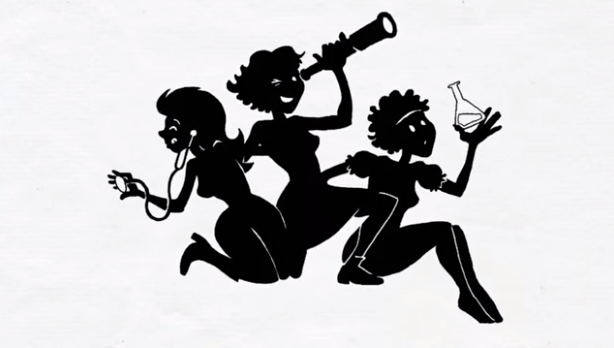 Women in Science Logo: The Charlie's Angels parody is cracking us up