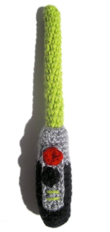 Star Wars baby lightsaber rattle by Handmade Monster on Etsy