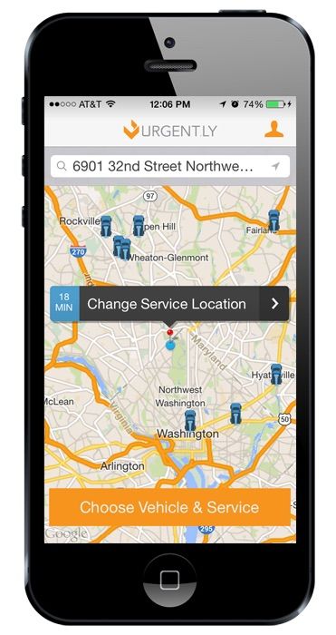 Urgently app | A roadside assistance app for safer road trips