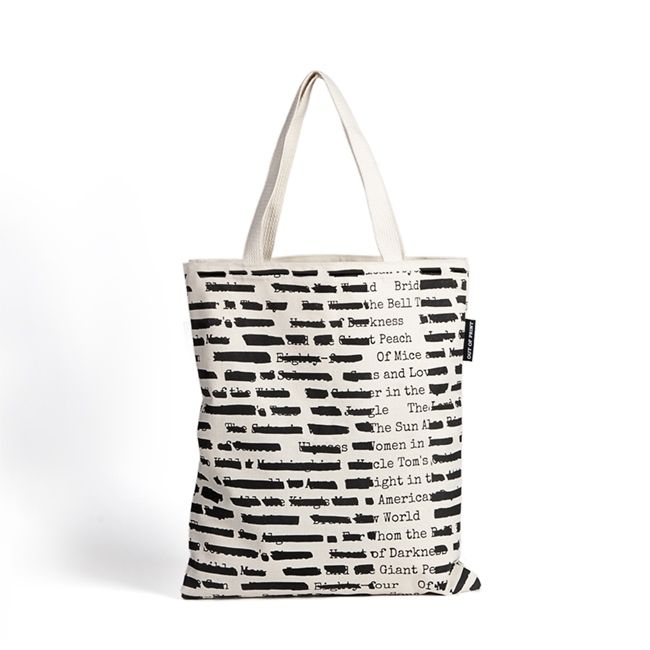 Banned Books tote by Out of Print Clothing