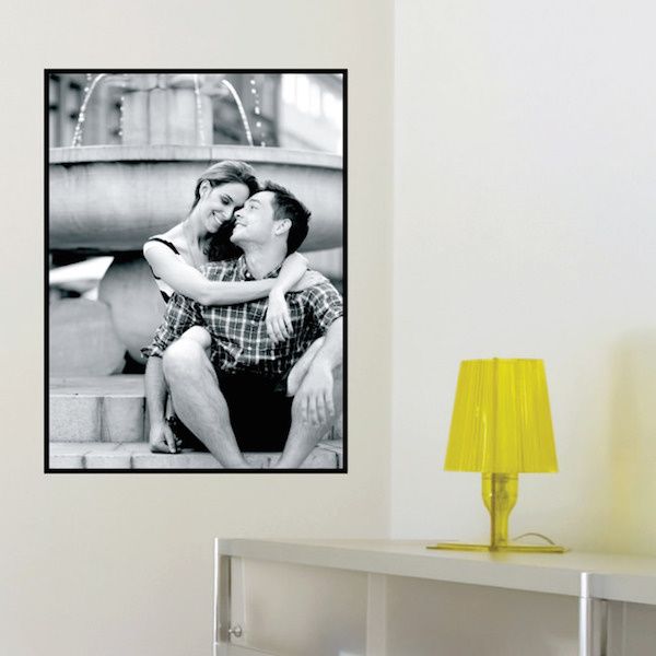 Father's Day photo gifts: Display one of his favorite photos with a large-format photo wall decal from Paper Culture