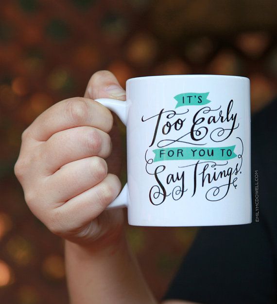 Coffee gifts: Emily McDowell coffee mug | Cool Mom Eats holiday gift guide 2015