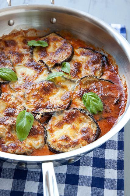 A classic Italian American dish made way easier: Skillet Eggplant Parmesan | Annie's Eats