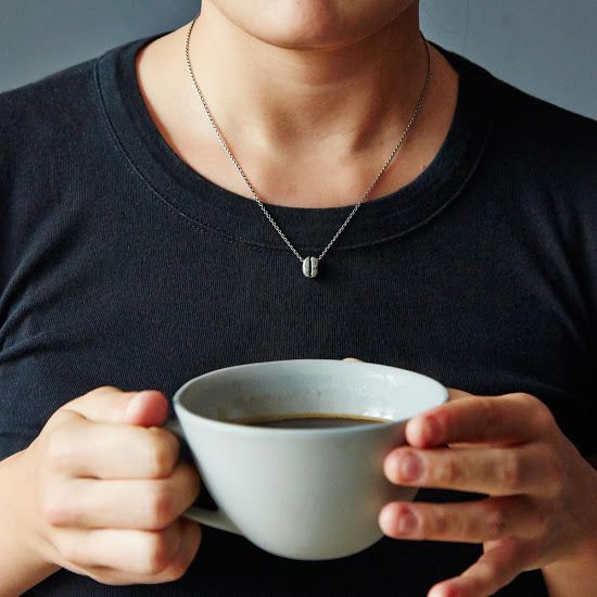 Coffee gifts: Coffee Bean Necklace at Food52 | Cool Mom Eats holiday gift guide 2015