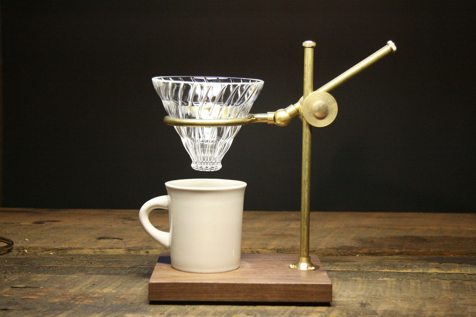 Coffee gifts: The Professor Pour Over Stand at The Coffee Registry | Cool Mom Eats holiday gift guide 2015