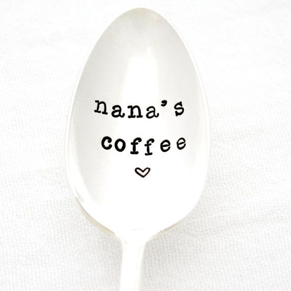 Coffee gifts: Nana's Coffee Spoon from Milk & Honey Luxuries on Etsy | Cool Mom Eats holiday gift guide 2015