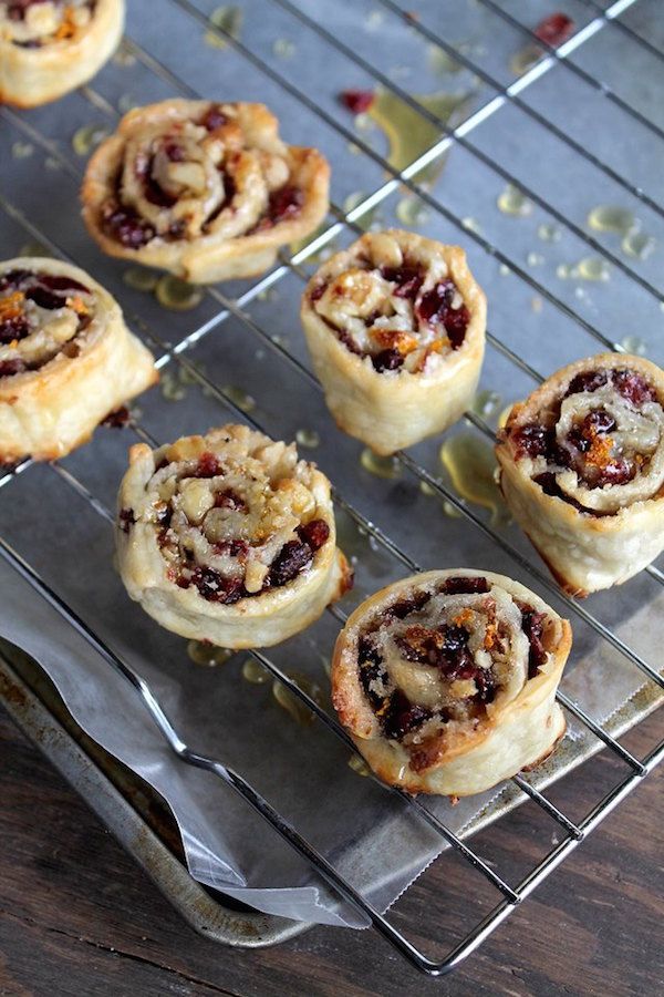 Cranberry Walnut Pinwheels are a great addition to your Thanksgiving dessert table (and you can make them with pie dough scraps!) | Diethood