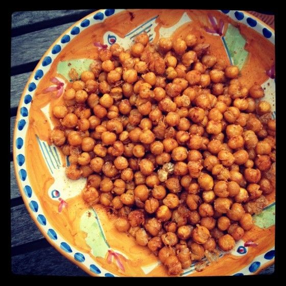 Fried food for Hanukkah can be savory, too, with these Smoky Fried Chickpeas | One Hungry Mama