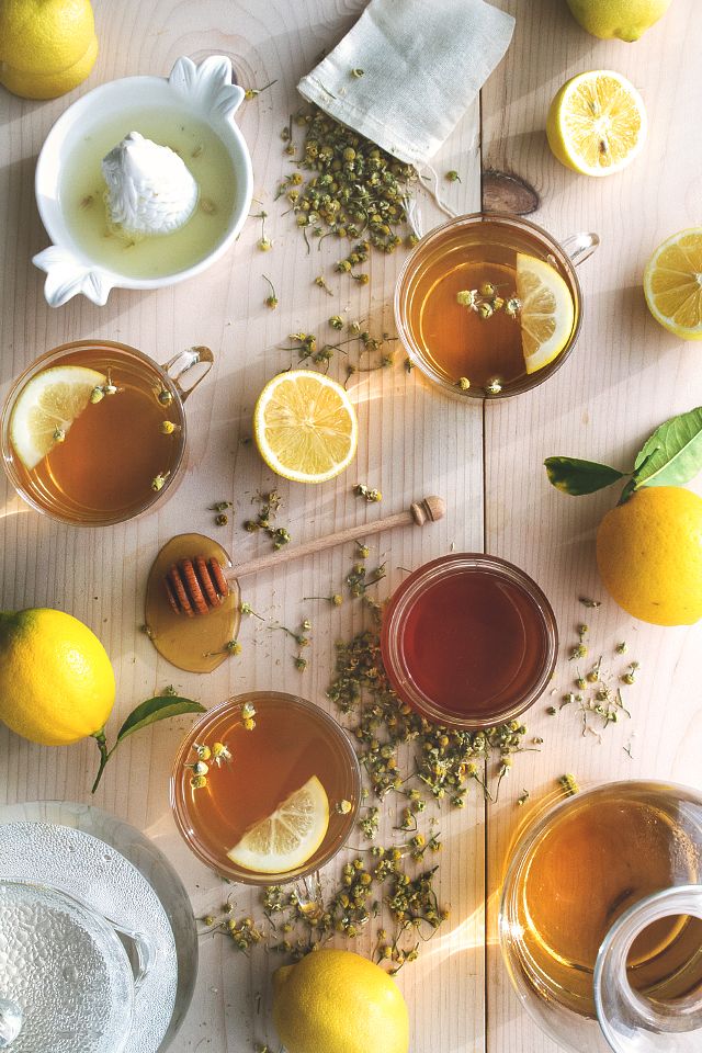 A lovely twist on the original, this Chamomile Hot Toddy is ingeniously made more like a cocktail than tea | Honestly Yum