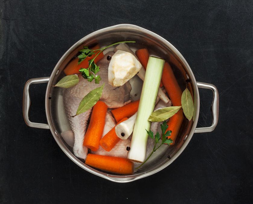 To make perfect turkey gravy, make a very simple broth using turkey parts and, if you want, some aromatics (but you can even skip those to keep it easy!) | Cool Mom Eats