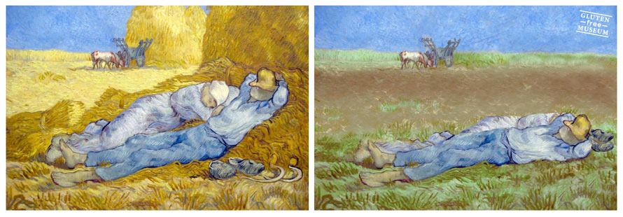 Classic paintings recreated without gluten | Gluten Free Museum