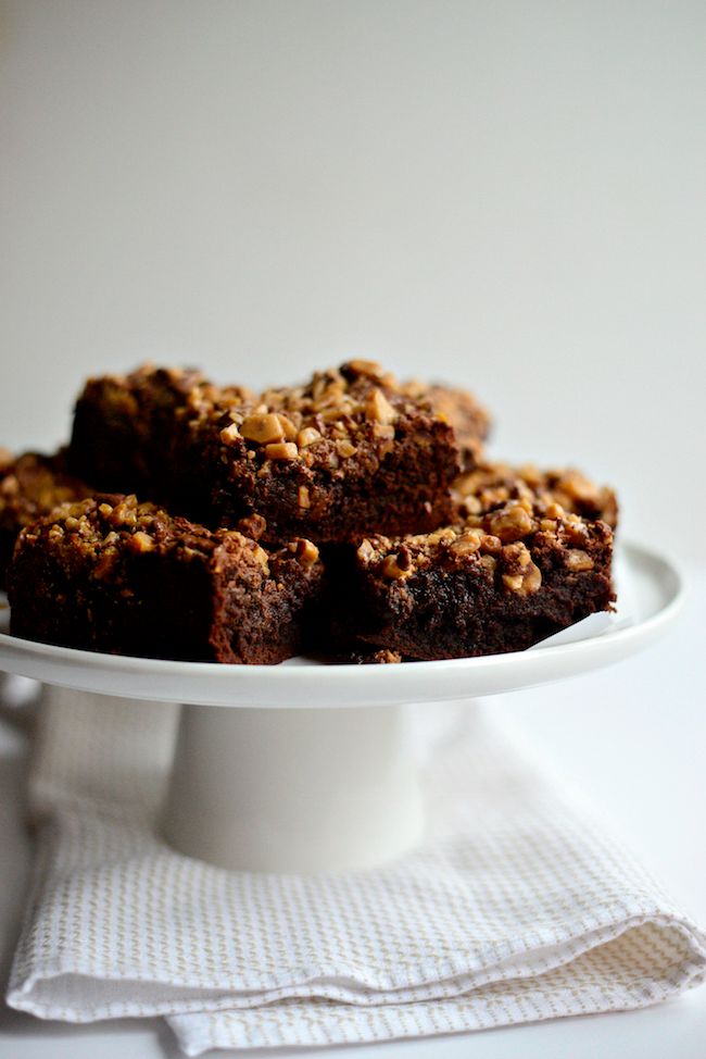 Fudgy Chocolate Toffee-Topped Brownies from Simply Scratch by Laurie McNamara
