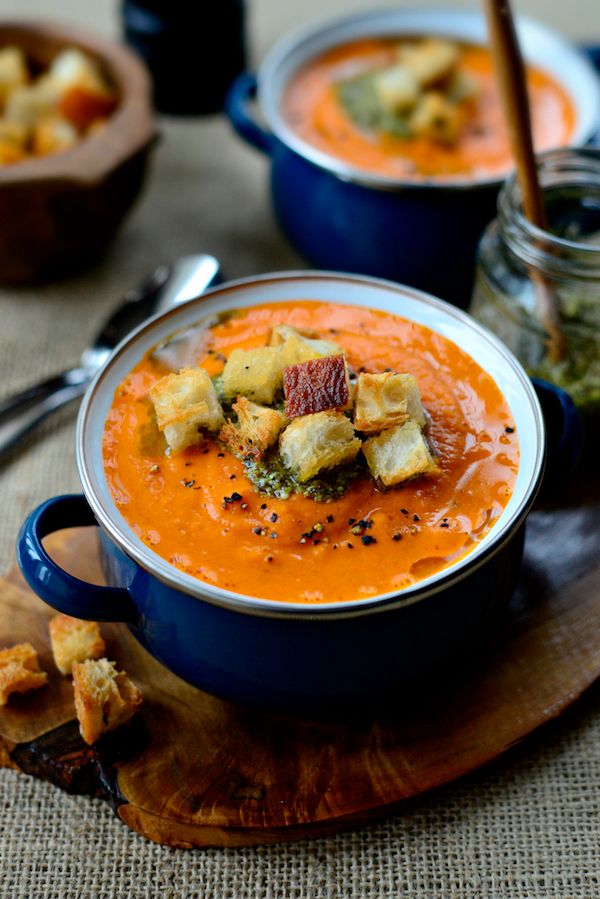 Creamy Roasted Tomato Soup from Simply Scratch by Laurie McNamara