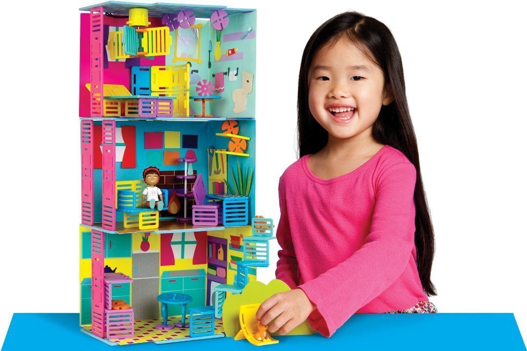 Cool STEM toys and gifts for kids: Roominate Townhouse + RPower