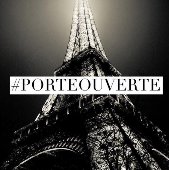 How to use tech to help the Paris Terrorist Attack Victims: #PorteOuverte hashtag via Mara Tekach on Twitter