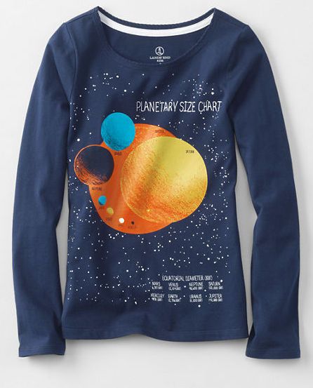 Cool STEM toys and gifts for kids: Space graphic tee