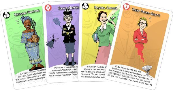 Cool STEM toys and gifts for kids: Women in Science cards