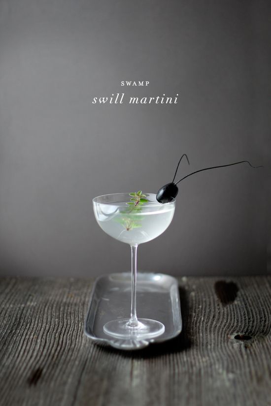 Halloween cocktail recipes: Swamp Swill Martini | Julep