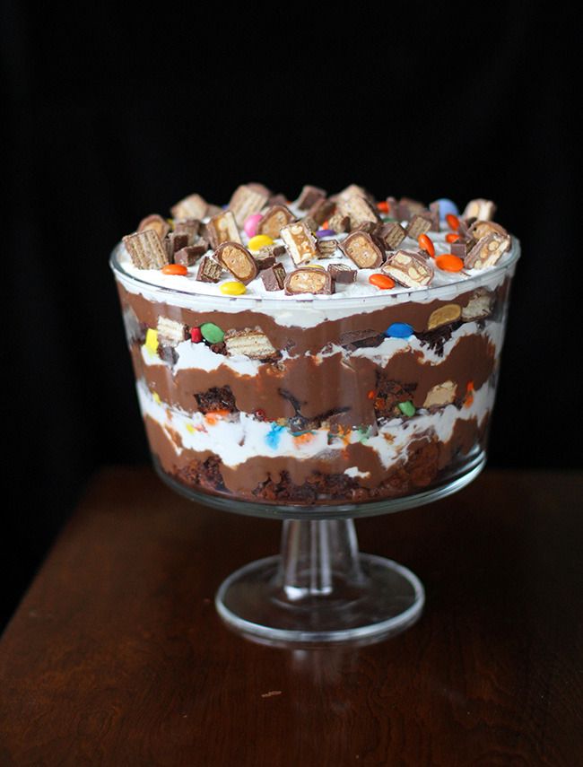 Halloween trifle might be the most decadent of all ways to use leftover Halloween candy | Kitchen Magpie