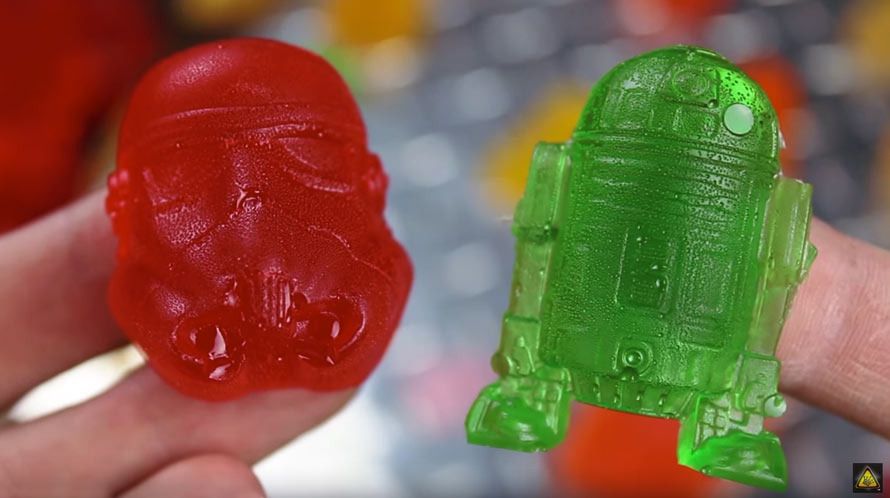 How to make 'Star Wars' gummy candies using melted gummy bears | Food Diggity
