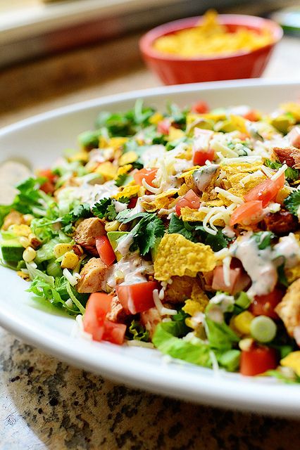 A few easy hacks turns this Chicken Taco Salad into a truly 30 minute dinner recipe | The Pioneer Woman