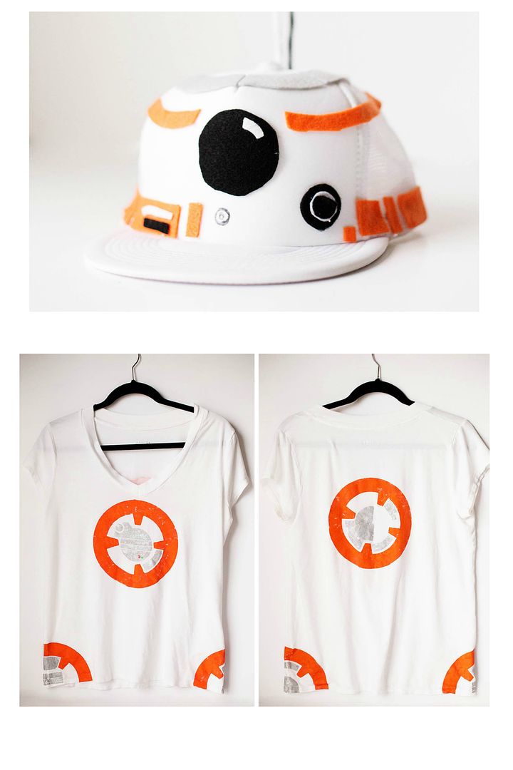 DIY Star Wars costumes for kids: BB-8 costume tutorial and printable from All For the Boys