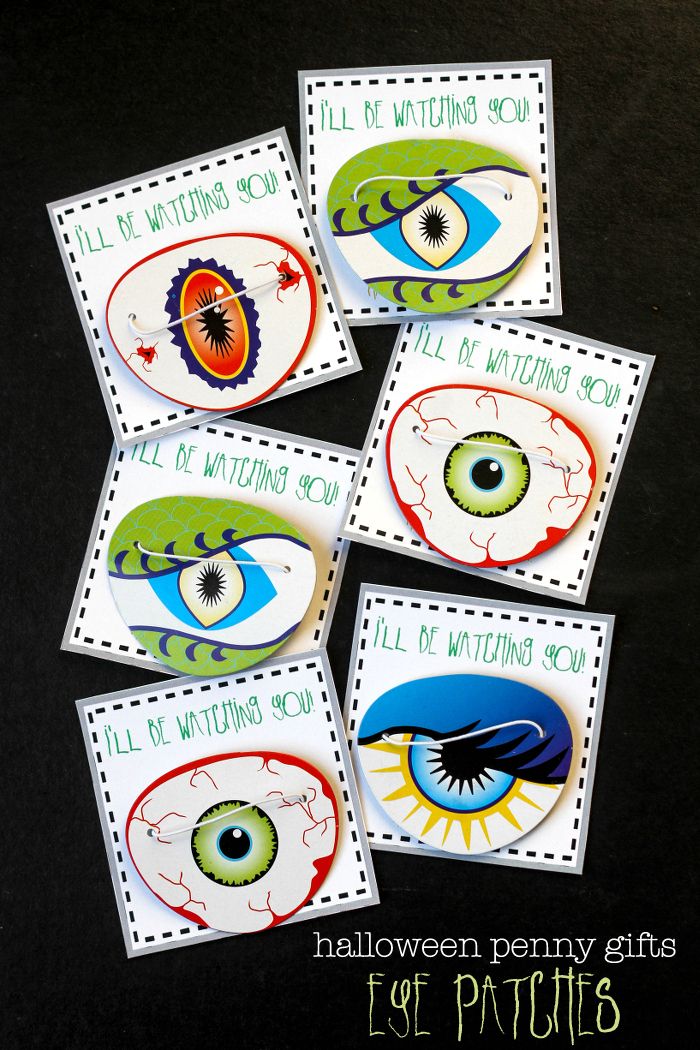 Non-candy Halloween treats: Printable eye patches from Lil Luna