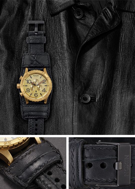 Nixon Rock LTD Collection: Watch made from Ozzy Osbourne's leather jacket