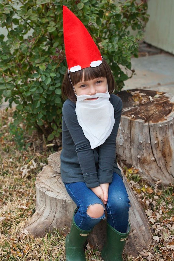 Creative last-minute Halloween costumes for kids: Garden gnome DIY at  Julep