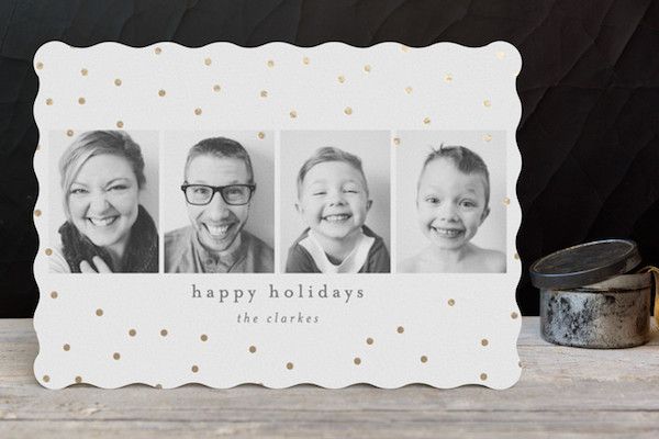 Merry Sparkle holiday card at Minted. Comes with free envelope addressing too!