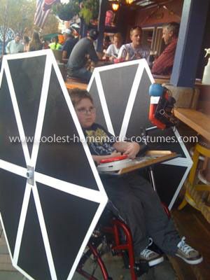 DIY Star Wars costumes for kids: Tie Fighter Wheelchair costume at Coolest Handmade Costumes