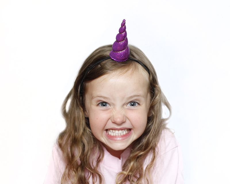 Unicorn horn headbands for Halloween by BrooklynOwl.com