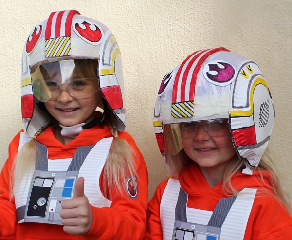 DIY Star Wars costumes for kids: X-Wing Fighter pilots from Filth Wizardry