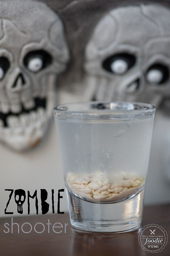 Zombie Party ideas; Zombie shooter drink from Self Proclaimed Foodie