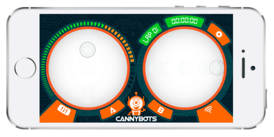 Cannybots' racing cars are controlled by this easy-to-use app 