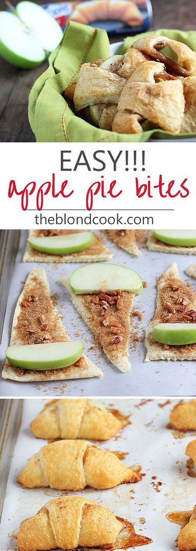 Easy Apple Pie Bites serve up all the taste of classic apple pie in a quick baked treat | The Blond Cook