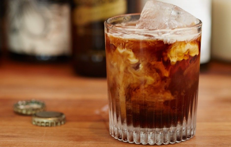 This Dark Moon coffee cocktail is made with rum and a crazy surprise ingredient | Dear Coffee I Love You