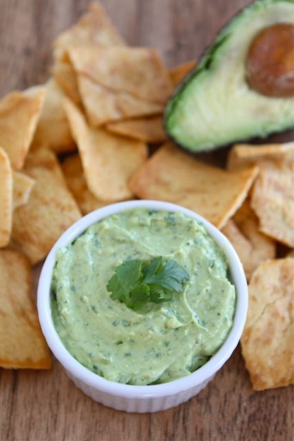 Pack Avocado Yogurt Dip and tortilla chips instead of a boring sandwich in school lunch | Two Peas and Their Pod