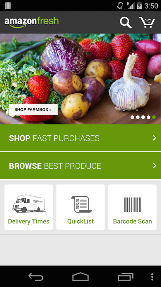 Amazon Fresh grocery delivery service delivers everything from eggs to electronics to NYC.